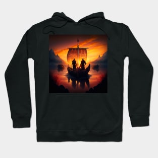 Valheim Vikings Into the Sunset Hoodie